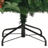 Sapin de Noël artificiel avec pommes de pin et baies 210 cm 561347561347