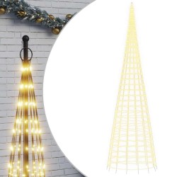 Sapin de Noël à LED 3000 LED blanc 800 cm 561348561348