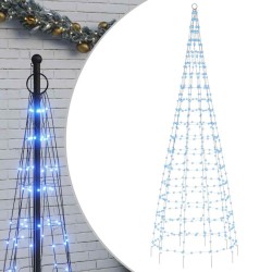 Sapin de Noël à LED 550 LED bleu 300 cm 561352561352