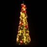Sapin de Noël artificiel escamotable 50 LED vert 120 cm 561354561354