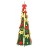 Sapin de Noël artificiel escamotable 50 LED vert 120 cm 561354561354