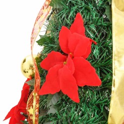 Sapin de Noël artificiel escamotable 50 LED vert 120 cm 561354561354