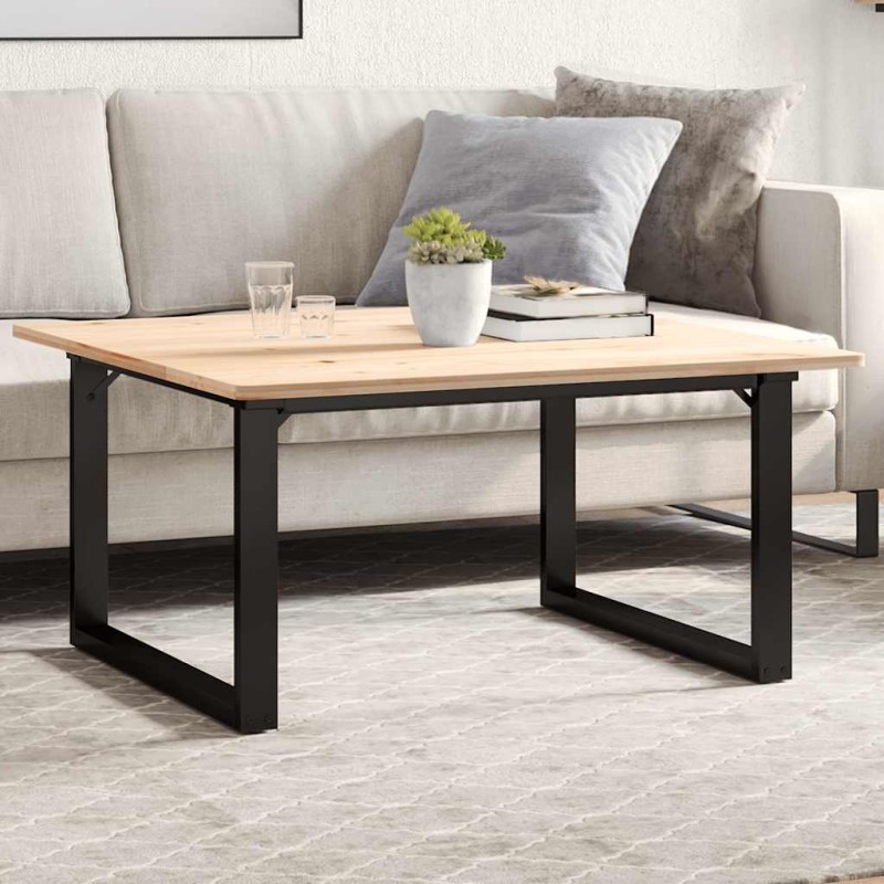 Pieds de table basse cadre en O 70x60x43 cm acier 561358561358