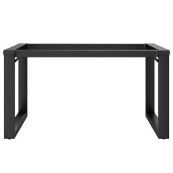 Pieds de table basse cadre en O 70x60x43 cm acier 561358561358