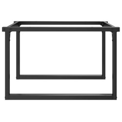 Pieds de table basse cadre en O 70x60x43 cm acier 561358561358