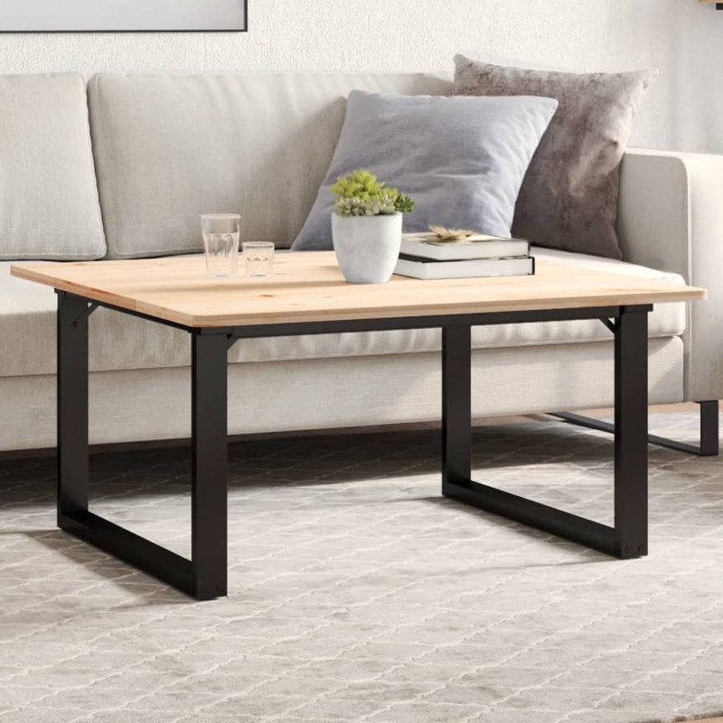 Pieds de table basse cadre en O 80x70x43 cm acier 561360561360