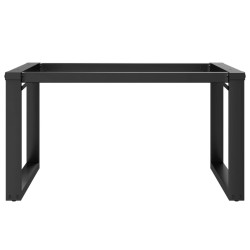 Pieds de table basse cadre en O 80x70x43 cm acier 561360561360
