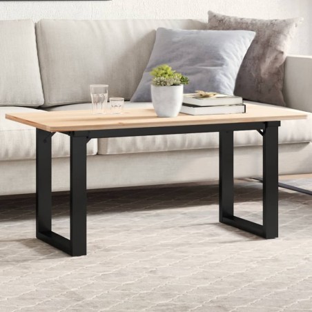 Pieds de table basse cadre en O 90x30x43 cm acier 561361561361