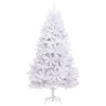 Sapin de Noël artificiel à charnières avec support blanc 210 cm 561362561362