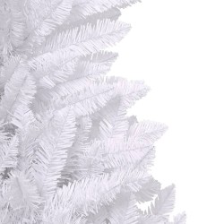 Sapin de Noël artificiel à charnières avec support blanc 210 cm 561362561362