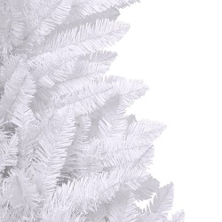 Sapin de Noël artificiel à charnières avec support blanc 180 cm 561363561363