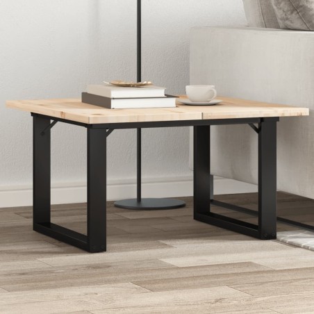 Pieds de table basse cadre en O 50x40x38 cm acier 561366561366