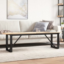 Pieds de table basse cadre en O 140x30x43 cm acier 561367561367