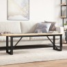 Pieds de table basse cadre en O 140x30x43 cm acier 561367561367