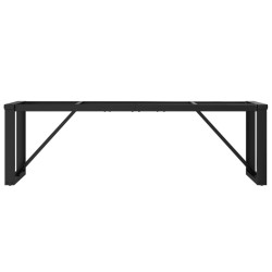 Pieds de table basse cadre en O 140x30x43 cm acier 561367561367