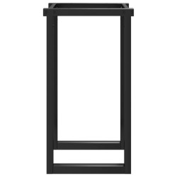 Pieds de table à manger cadre en O 60x50x73 cm acier 561369561369