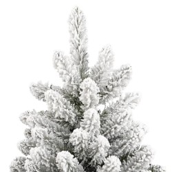Sapin de Noël artificiel à charnières avec neige floquée 210 cm 561370561370