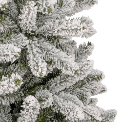 Sapin de Noël artificiel à charnières avec neige floquée 210 cm 561370561370