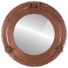 Miroir en forme de hublot mural Ø38 cm aluminium et verre 561371561371