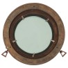Miroir en forme de hublot mural Ø38 cm aluminium et verre 561371561371