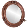 Miroir en forme de hublot mural Ø50 cm aluminium et verre 561372561372