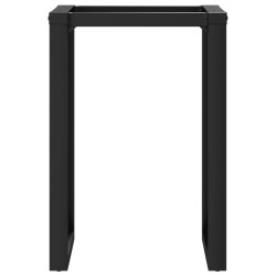 Pieds de table à manger cadre en O 60x40x73 cm acier 561374561374