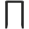 Pieds de table à manger cadre en O 60x40x73 cm acier 561374561374