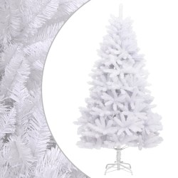 Sapin de Noël artificiel à charnières avec support blanc 270 cm 561375561375
