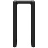 Pieds de table à manger cadre en O 40x40x73 cm acier 561376561376