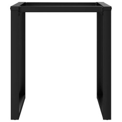 Pieds de table à manger cadre en O 60x60x73 cm acier 561377561377