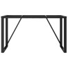 Pieds de table à manger cadre en O 140x60x73 cm acier 561379561379