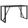 Pieds de table à manger cadre en O 140x60x73 cm acier 561379561379