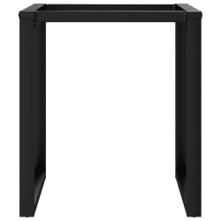 Pieds de table à manger cadre en O 70x70x73 cm acier 561380561380
