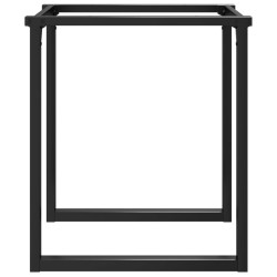 Pieds de table à manger cadre en O 70x70x73 cm acier 561380561380