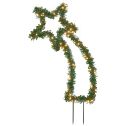Décoration lumineuse météore de Noël avec piquets 115 LED 89 cm 561382561382