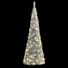 Sapin de Noël artificiel escamotable avec neige floquée 200 LED 561383561383