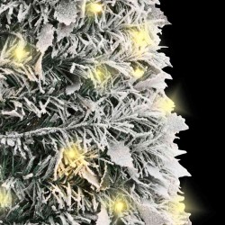 Sapin de Noël artificiel escamotable avec neige floquée 200 LED 561383561383