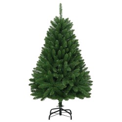 Sapin de Noël artificiel à charnières avec support vert 150 cm 561385561385