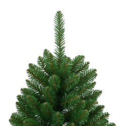 Sapin de Noël artificiel à charnières avec support vert 150 cm 561385561385