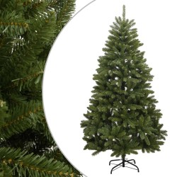 Sapin de Noël artificiel à charnières avec support vert 180 cm 561386561386