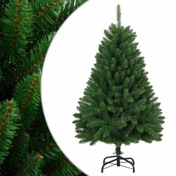 Sapin de Noël artificiel à charnières avec support vert 120 cm 561388561388