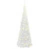 Sapin de Noël artificiel escamotable 50 LED blanc 120 cm 561390561390