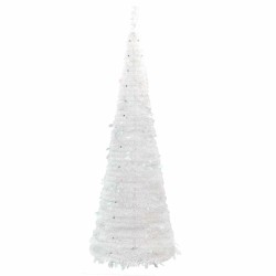 Sapin de Noël artificiel escamotable 50 LED blanc 120 cm 561390561390