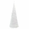 Sapin de Noël artificiel escamotable 50 LED blanc 120 cm 561390561390