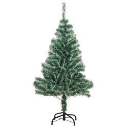 Sapin de Noël artificiel avec neige floquée vert 150 cm 561394561394