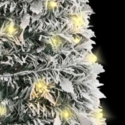 Sapin de Noël artificiel escamotable avec neige floquée 150 LED 561395561395