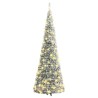 Sapin de Noël artificiel escamotable avec neige floquée 100 LED 561396561396