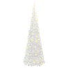 Sapin de Noël artificiel escamotable 200 LED blanc 210 cm 561397561397