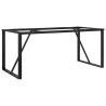 Pieds de table à manger cadre en O 160x80x73 cm acier 561398561398