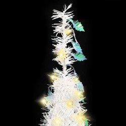 Sapin de Noël artificiel escamotable 100 LED blanc 150 cm 561399561399